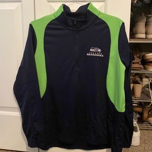 Seattle Seahawks Long Sleeve Quarter Zip